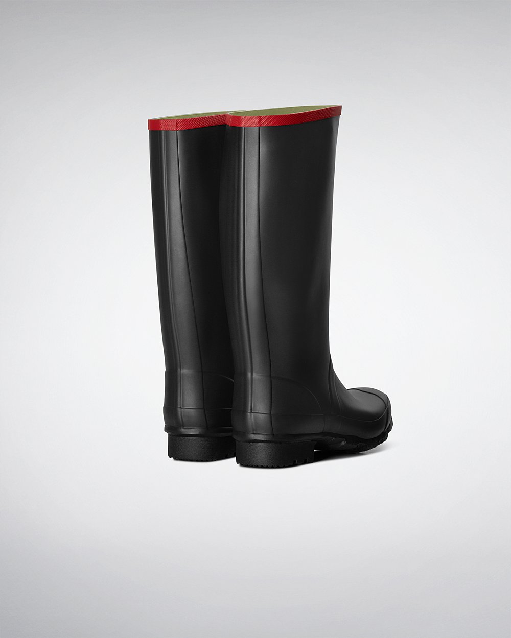 Botas de Lluvia Altas Hunter Mujer - Argyll Full Knee - Negros - MIUDJTG-83